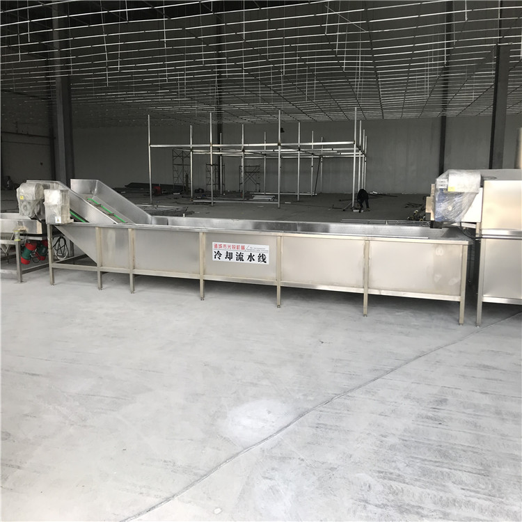 巴氏滅菌、冷卻、烘干流水線