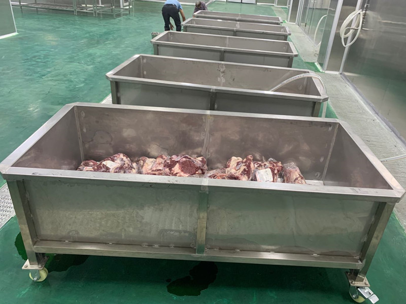 光銳帶輪可移動不銹鋼解凍池