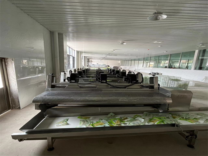 泡椒竹筍巴氏滅菌、冷卻、風(fēng)干流水線